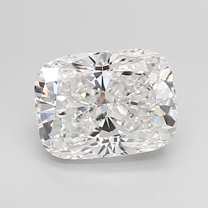 2.52 Carat Cushion Shaped, Excellent Cut, D Color, VVS2 Clarity, IGI Certified Lab Grown Diamond