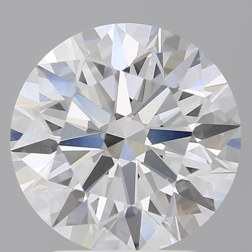 3.06 Carat Round Shaped, Ideal Cut, E Color, VVS2 Clarity, IGI Certified Lab Grown Diamond