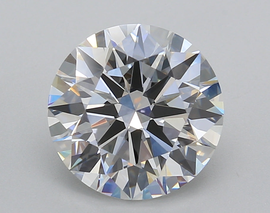 3.02 Carat Round Shaped, Ideal Cut, E Color, VVS2 Clarity, IGI Certified Lab Grown Diamond