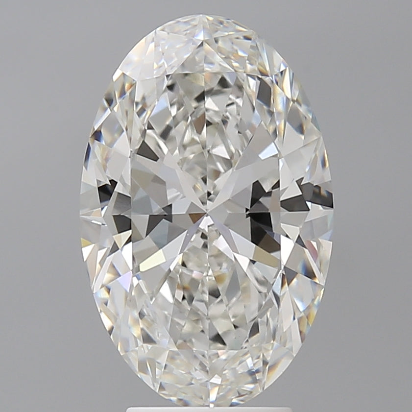 4.58 Carat Oval Shaped, Ideal Cut, F Color, VVS2 Clarity, IGI Certified Lab Grown Diamond
