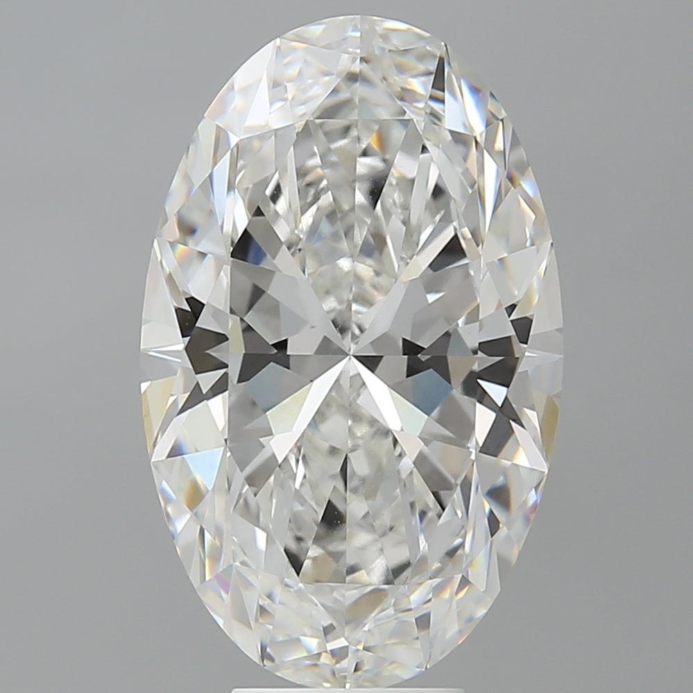 7.56 Carat Oval Shaped, Ideal Cut, E Color, VVS2 Clarity, IGI Certified Lab Grown Diamond