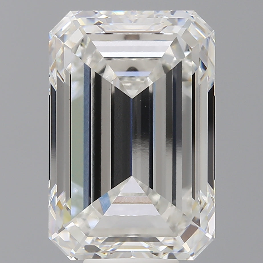 11.50 Carat Emerald Shaped, Excellent Cut, F Color, VVS2 Clarity, IGI Certified Lab Grown Diamond