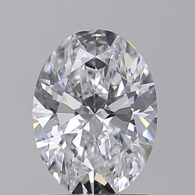 1.51 Carat Oval Shaped, Ideal Cut, D Color, VVS2 Clarity, GIA Certified Lab Grown Diamond