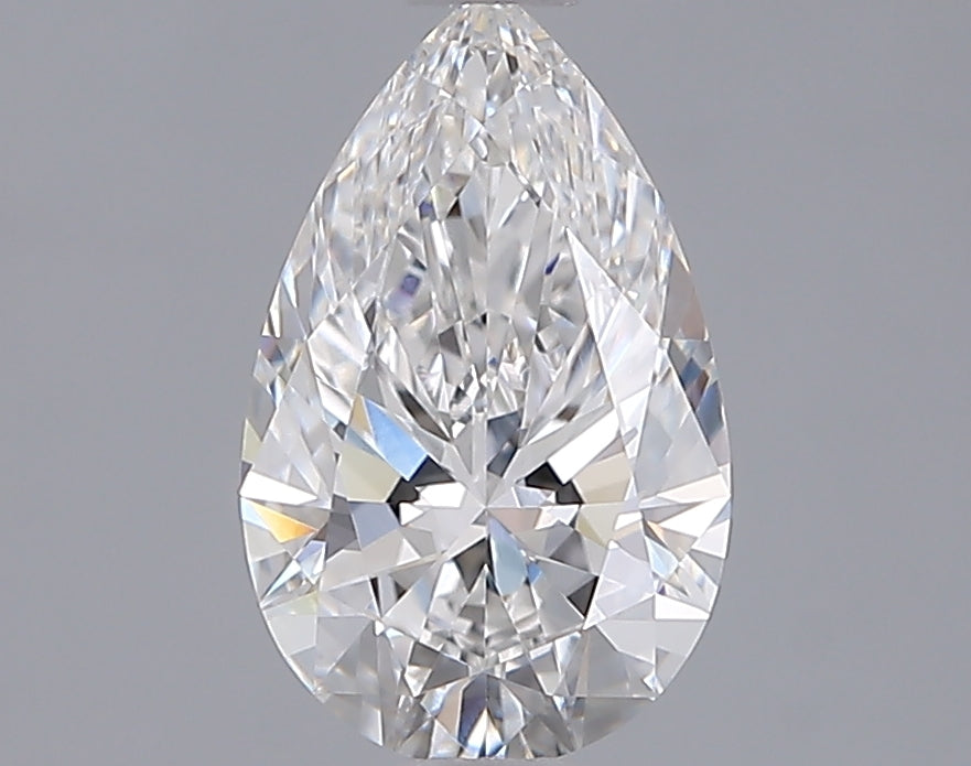 1.54 Carat Pear Shaped, Ideal Cut, E Color, VVS2 Clarity, IGI Certified Lab Grown Diamond