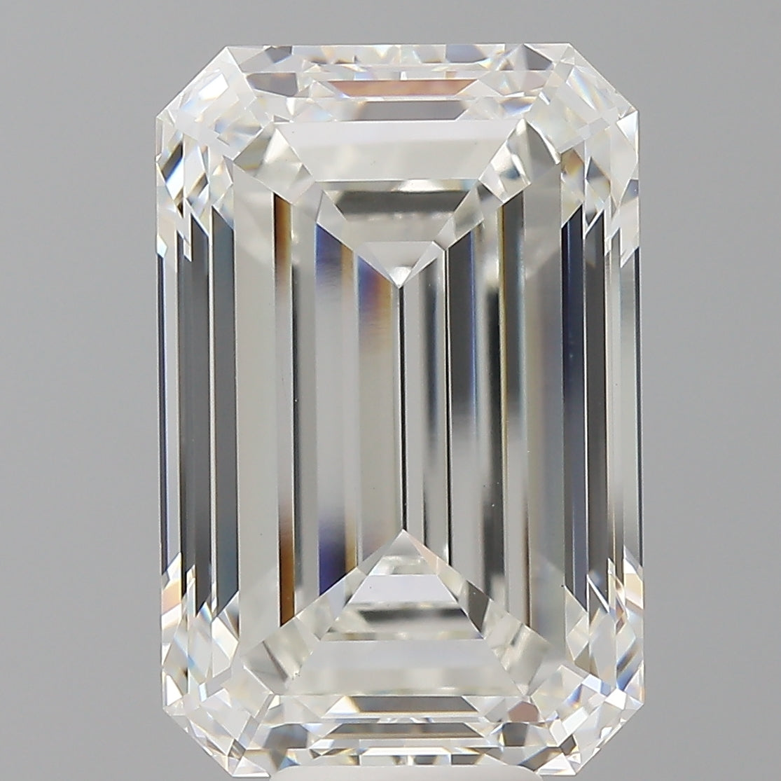 11.50 Carat Emerald Shaped, Ideal Cut, F Color, VVS2 Clarity, IGI Certified Lab Grown Diamond