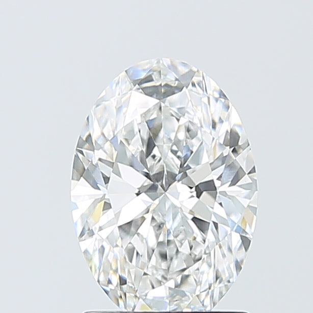1.59 Carat Oval Shaped, Ideal Cut, D Color, VS1 Clarity, IGI Certified Lab Grown Diamond