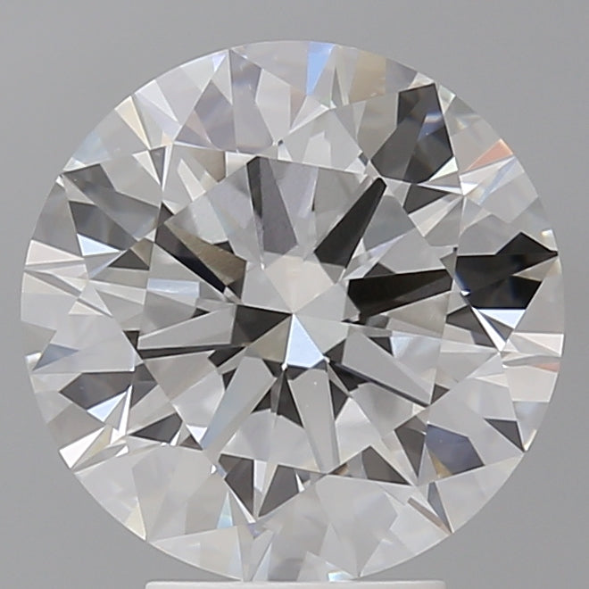 4.58 Carat Round Shaped, Ideal Cut, E Color, VVS2 Clarity, IGI Certified Lab Grown Diamond