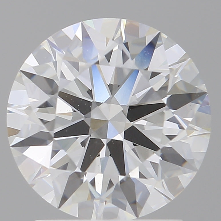 2.09 Carat Round Shaped, Ideal Cut, E Color, VVS2 Clarity, IGI Certified Lab Grown Diamond