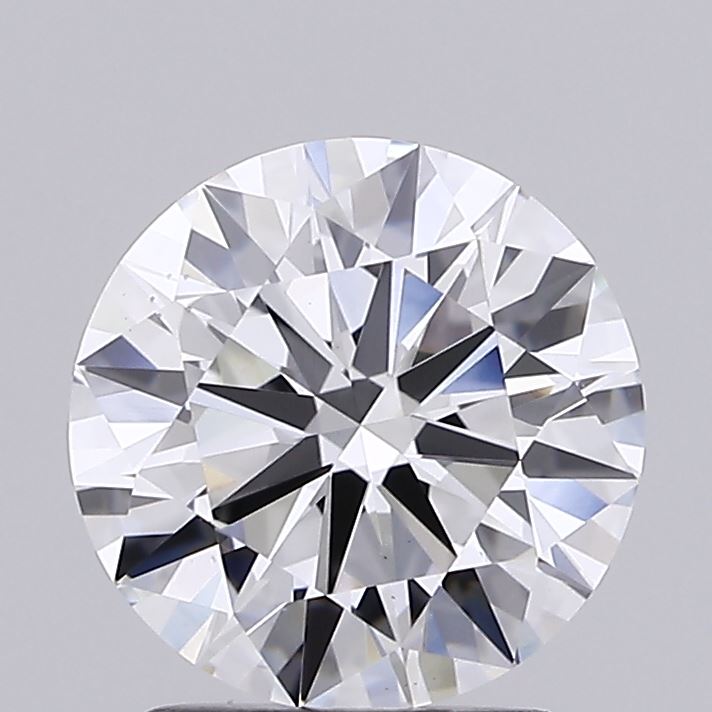 2.03 Carat Round Shaped, Ideal Cut, E Color, VS1 Clarity, IGI Certified Lab Grown Diamond