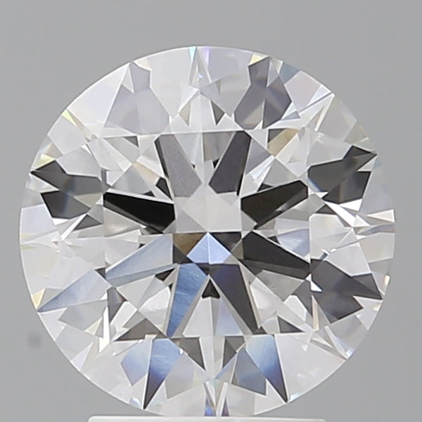 3.09 Carat Round Shaped, Ideal Cut, F Color, VVS2 Clarity, IGI Certified Lab Grown Diamond