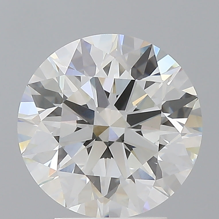 3.59 Carat Round Shaped, Ideal Cut, F Color, VVS2 Clarity, IGI Certified Lab Grown Diamond