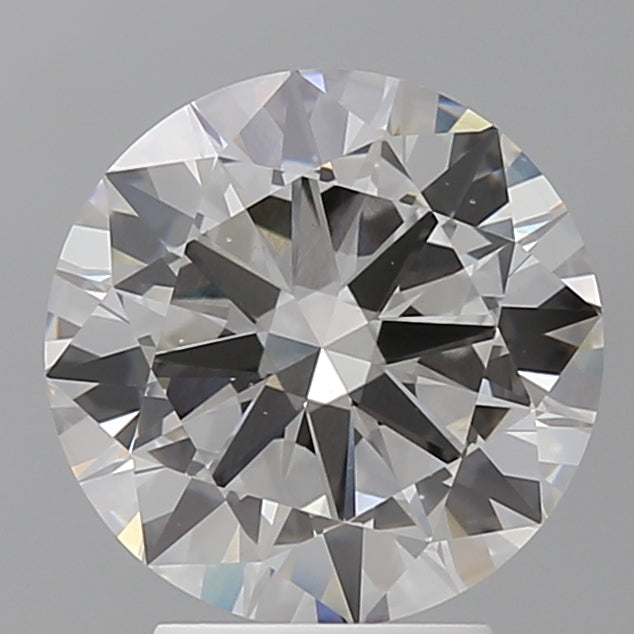 3.52 Carat Round Shaped, Excellent Cut, F Color, VVS2 Clarity, IGI Certified Lab Grown Diamond