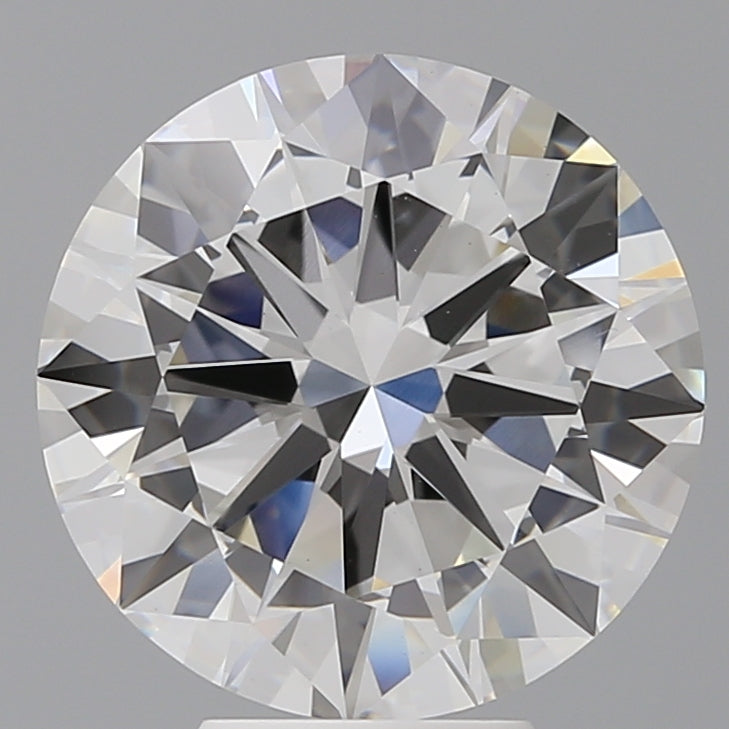 6.10 Carat Round Shaped, Excellent Cut, F Color, VVS2 Clarity, IGI Certified Lab Grown Diamond