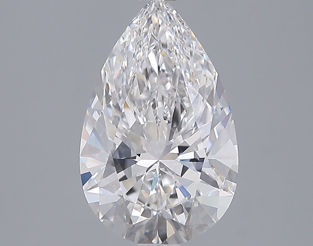 2.54 Carat Pear Shaped, Ideal Cut, D Color, VVS2 Clarity, IGI Certified Lab Grown Diamond