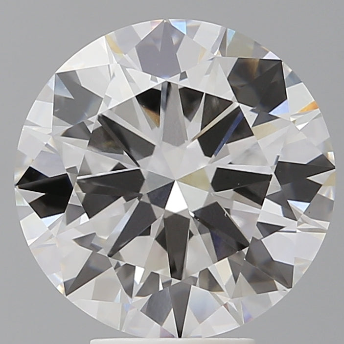 5.53 Carat Round Shaped, Excellent Cut, F Color, VVS2 Clarity, IGI Certified Lab Grown Diamond