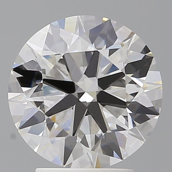 3.03 Carat Round Shaped, Ideal Cut, F Color, VVS2 Clarity, IGI Certified Lab Grown Diamond