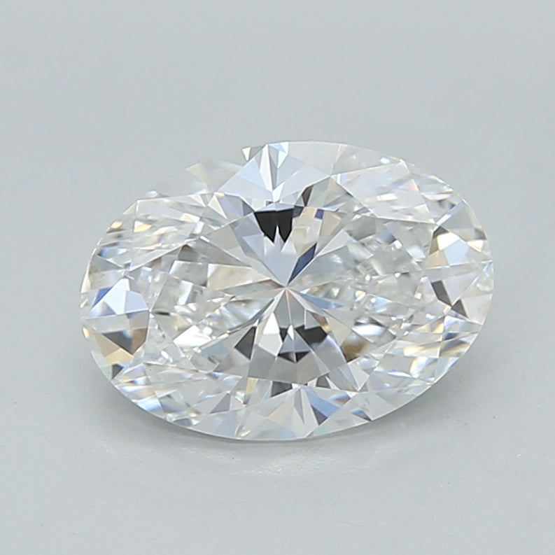1.54 Carat Oval Shaped, Ideal Cut, D Color, VS2 Clarity, IGI Certified Lab Grown Diamond