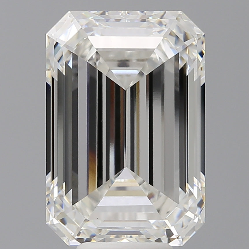 9.10 Carat Emerald Shaped, Ideal Cut, F Color, VS1 Clarity, IGI Certified Lab Grown Diamond