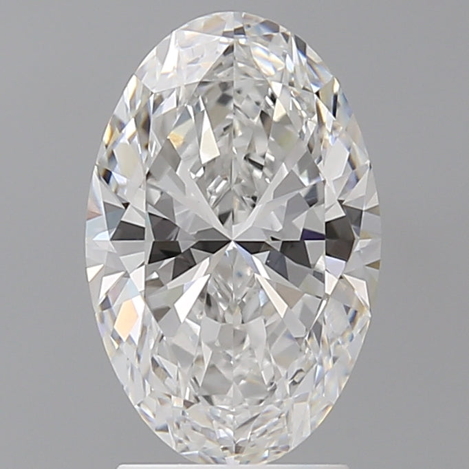 2.59 Carat Oval Shaped, Ideal Cut, E Color, VVS2 Clarity, IGI Certified Lab Grown Diamond