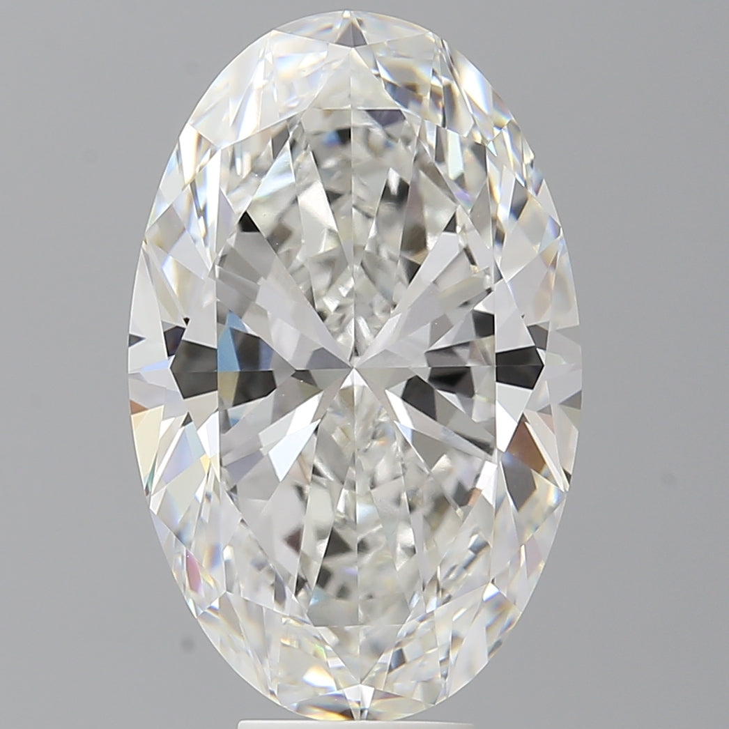 9.56 Carat Oval Shaped, Ideal Cut, F Color, VVS2 Clarity, IGI Certified Lab Grown Diamond
