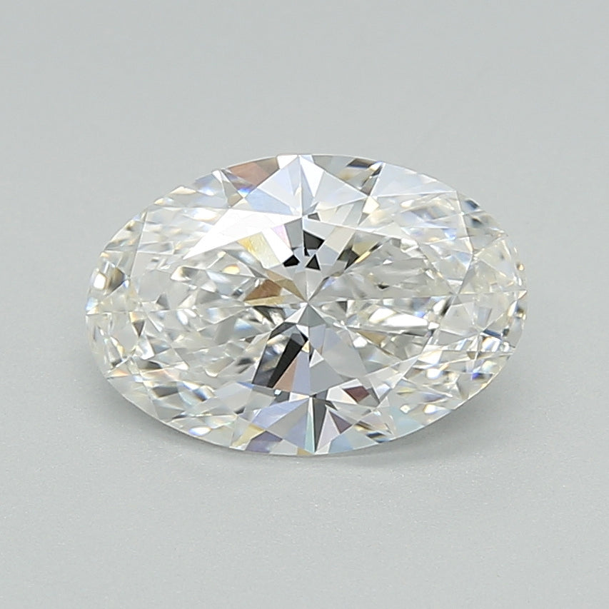 1.52 Carat Oval Shaped, Ideal Cut, E Color, VVS2 Clarity, IGI Certified Lab Grown Diamond