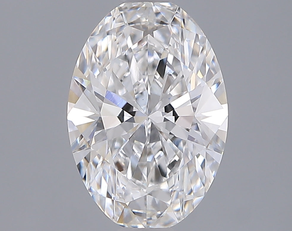 1.55 Carat Oval Shaped, Ideal Cut, D Color, VS1 Clarity, IGI Certified Lab Grown Diamond