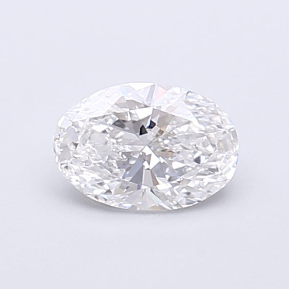 0.52 Carat Oval Shaped, Very Good Cut, D Color, VVS2 Clarity, IGI Certified Lab Grown Diamond