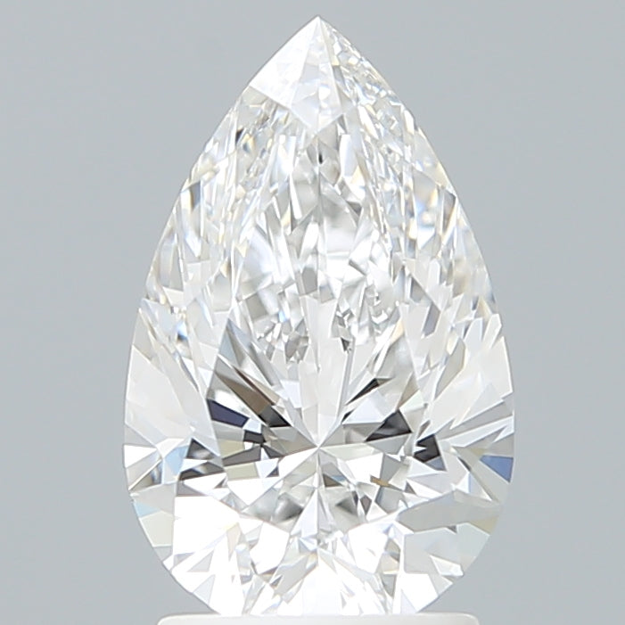 2.20 Carat Pear Shaped, Excellent Cut, D Color, VVS2 Clarity, IGI Certified Lab Grown Diamond