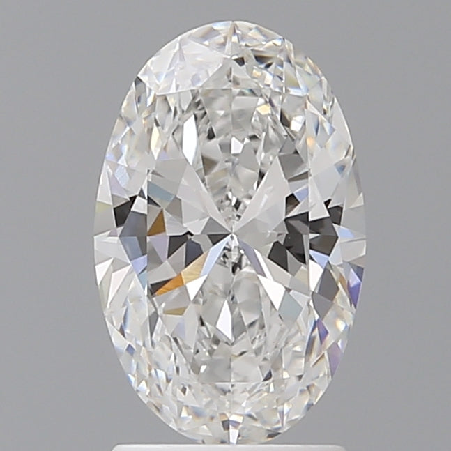 2.00 Carat Oval Shaped, Ideal Cut, E Color, VVS2 Clarity, IGI Certified Lab Grown Diamond
