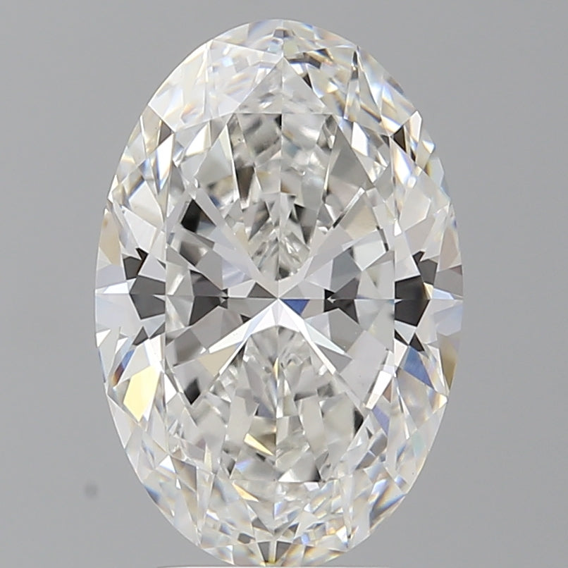 4.57 Carat Oval Shaped, Ideal Cut, F Color, VVS2 Clarity, IGI Certified Lab Grown Diamond