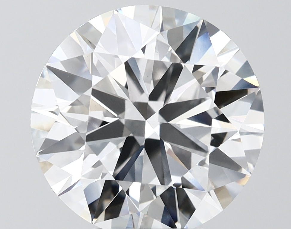 5.48 Carat Round Shaped, Ideal Cut, F Color, VS1 Clarity, IGI Certified Lab Grown Diamond