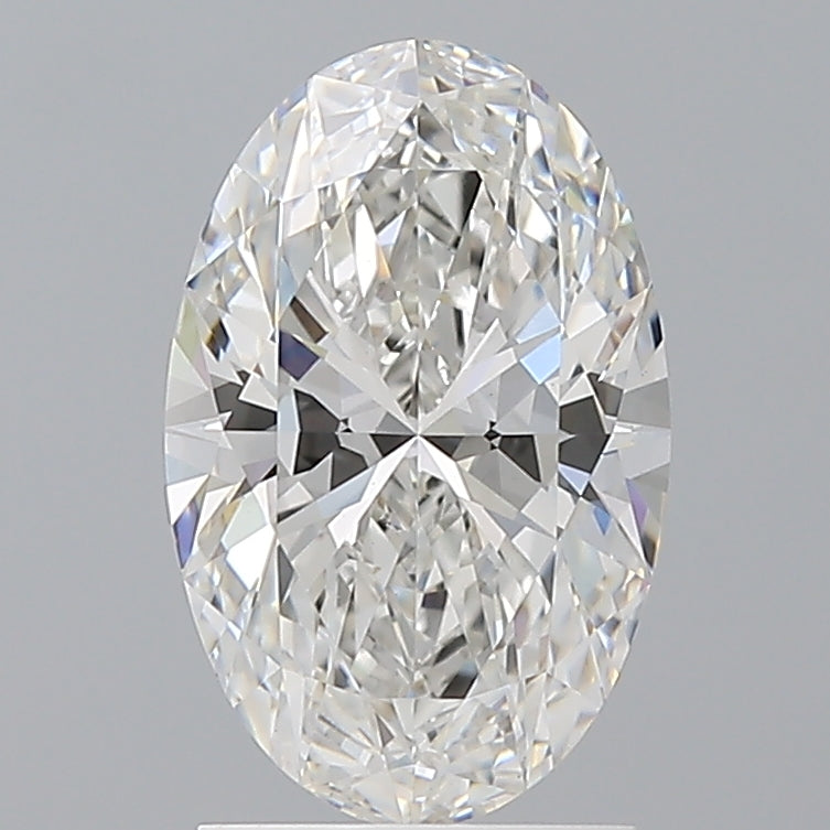 2.05 Carat Oval Shaped, Ideal Cut, E Color, VVS2 Clarity, IGI Certified Lab Grown Diamond