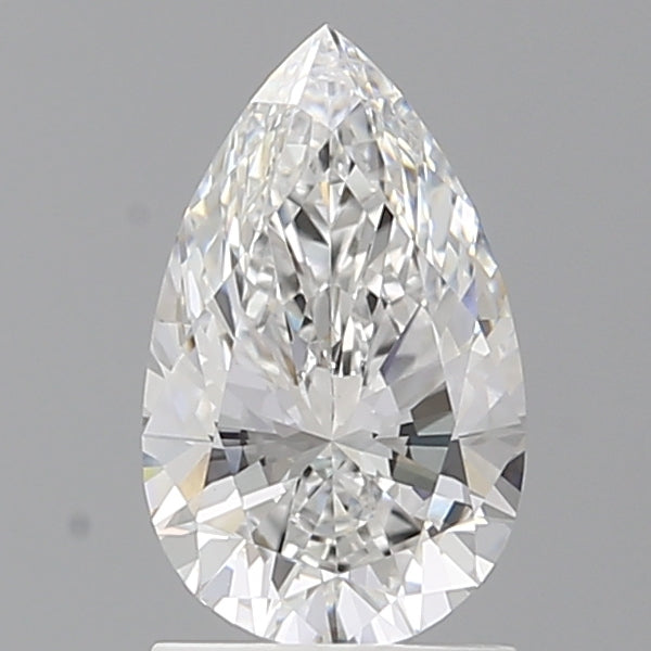 1.51 Carat Pear Shaped, Ideal Cut, E Color, VVS2 Clarity, IGI Certified Lab Grown Diamond