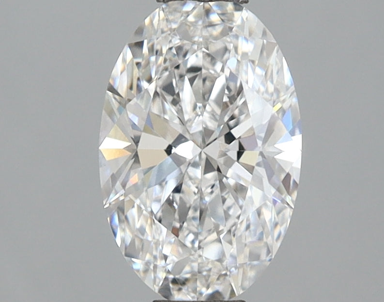 1.10 Carat Oval Shaped, Ideal Cut, D Color, VVS2 Clarity, IGI Certified Lab Grown Diamond