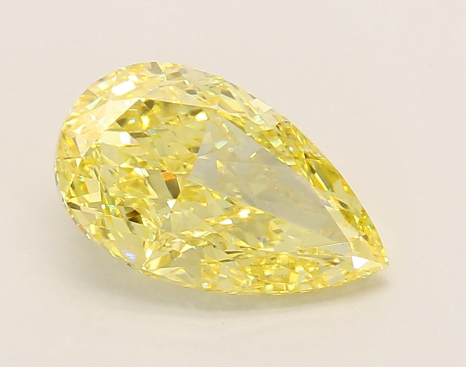 2.52 Carat Pear Shaped, Ideal Cut, VS1 Clarity, IGI Certified Lab Grown Diamond
