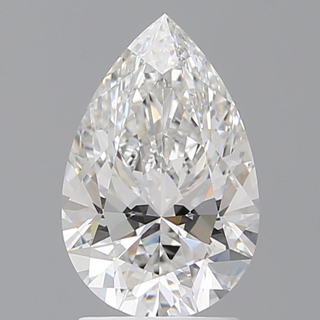 2.10 Carat Pear Shaped, Ideal Cut, E Color, VVS2 Clarity, IGI Certified Lab Grown Diamond