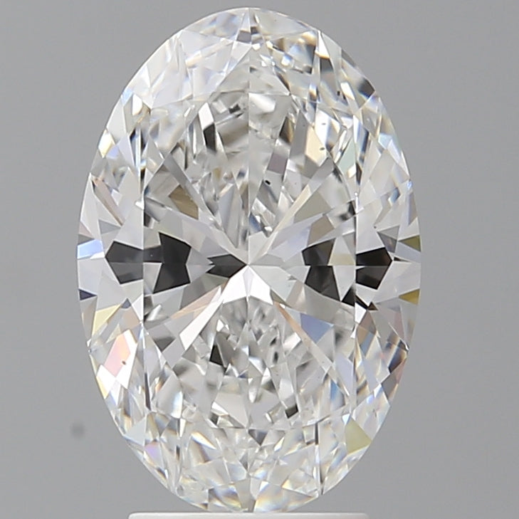 3.56 Carat Oval Shaped, Ideal Cut, D Color, VS2 Clarity, IGI Certified Lab Grown Diamond