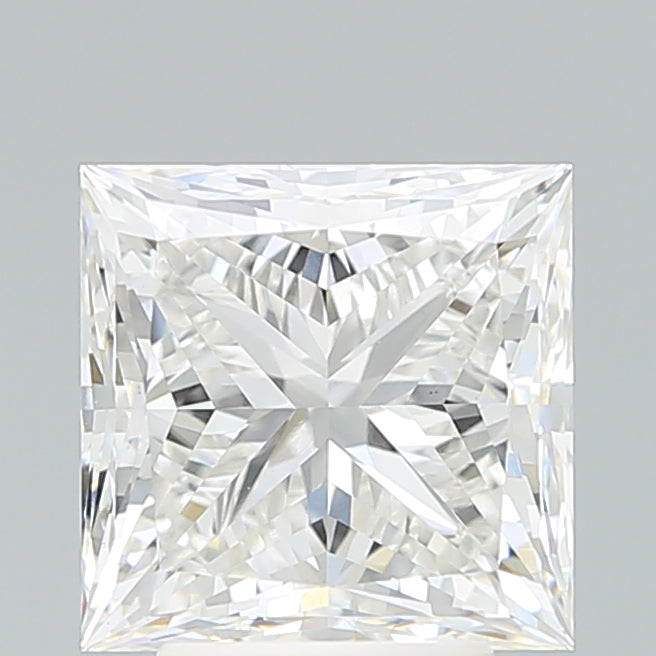 4.26 Carat Princess Shaped, Ideal Cut, G Color, VS1 Clarity, IGI Certified Lab Grown Diamond