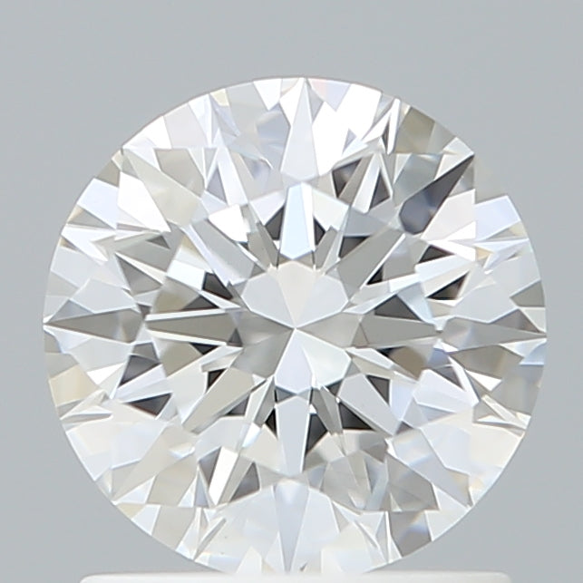 1.28 Carat Round Shaped, Ideal Cut, D Color, VVS2 Clarity, IGI Certified Lab Grown Diamond