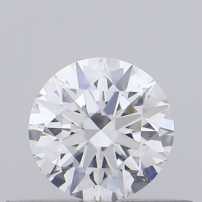 0.35 Carat Round Shaped, Ideal Cut, D Color, VVS2 Clarity, IGI Certified Lab Grown Diamond