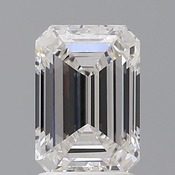 1.95 Carat Emerald Shaped, Ideal Cut, F Color, VS1 Clarity, IGI Certified Lab Grown Diamond