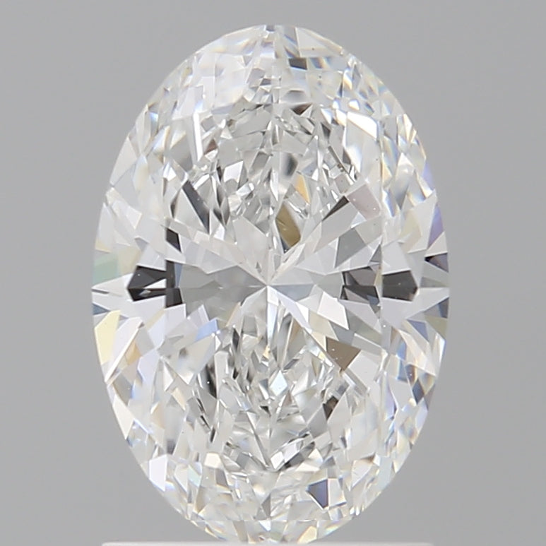1.54 Carat Oval Shaped, Ideal Cut, E Color, VVS2 Clarity, IGI Certified Lab Grown Diamond