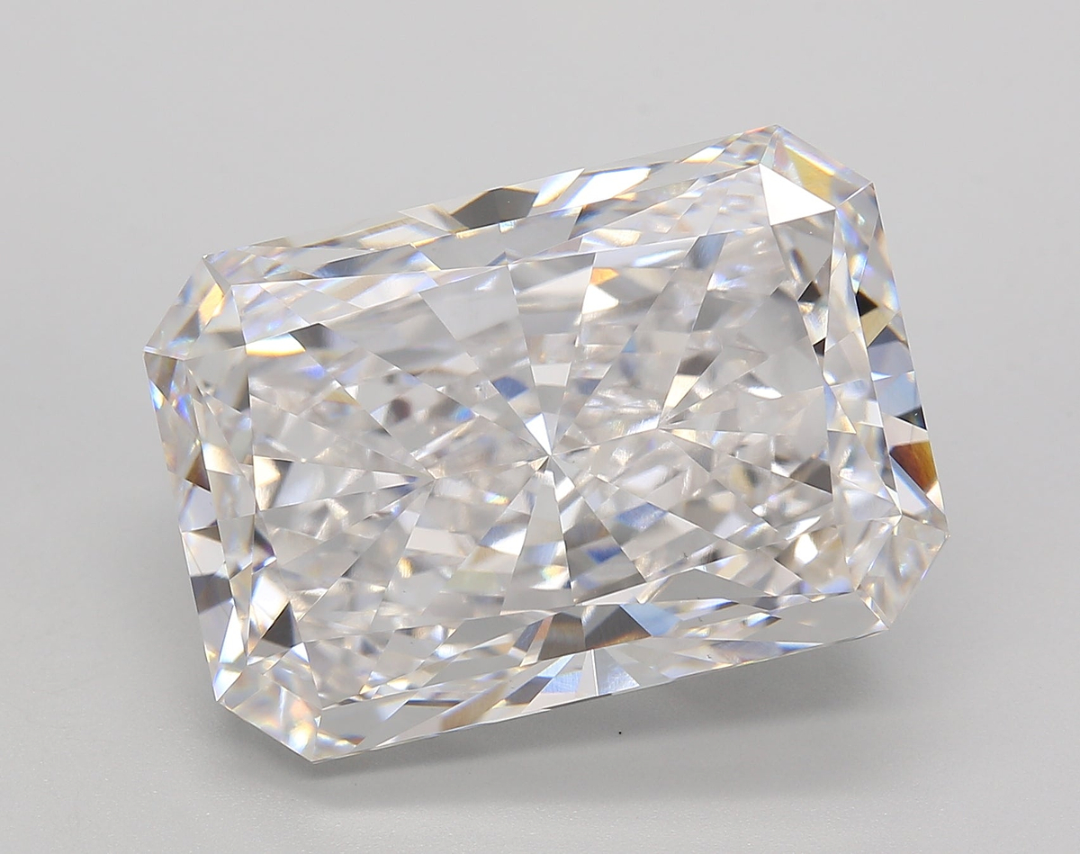 16.51 Carat Radiant Shaped, Ideal Cut, E Color, VVS2 Clarity, IGI Certified Lab Grown Diamond