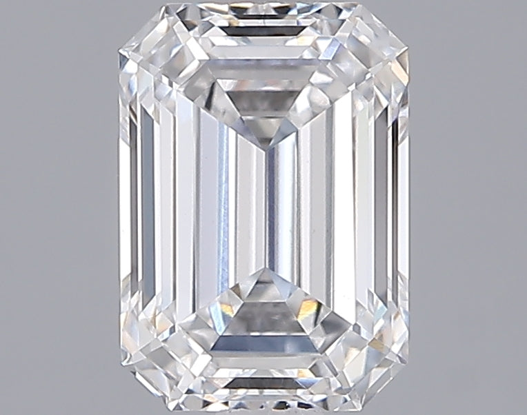 2.04 Carat Emerald Shaped, Ideal Cut, D Color, VVS2 Clarity, IGI Certified Lab Grown Diamond
