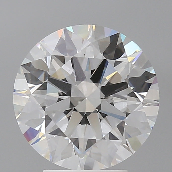 4.04 Carat Round Shaped, Ideal Cut, E Color, VVS2 Clarity, IGI Certified Lab Grown Diamond