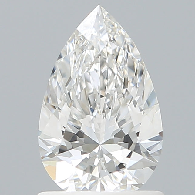 1.07 Carat Pear Shaped, Ideal Cut, E Color, VVS2 Clarity, IGI Certified Lab Grown Diamond
