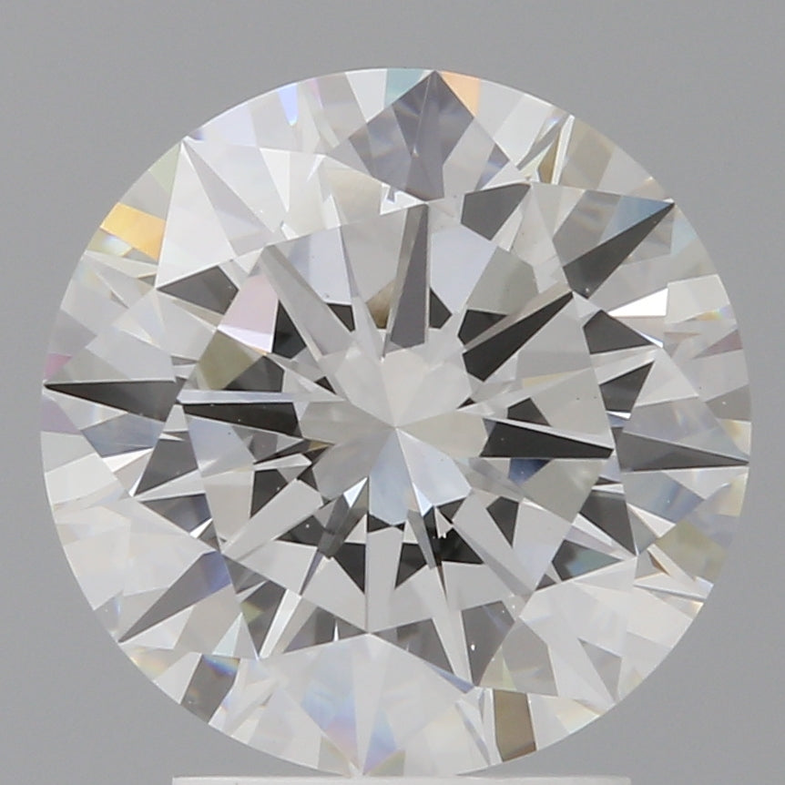 3.00 Carat Round Shaped, Excellent Cut, E Color, VS1 Clarity, IGI Certified Lab Grown Diamond