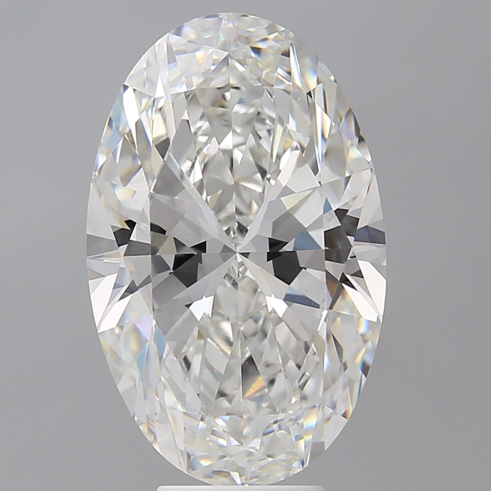 7.60 Carat Oval Shaped, Ideal Cut, F Color, VS1 Clarity, IGI Certified Lab Grown Diamond