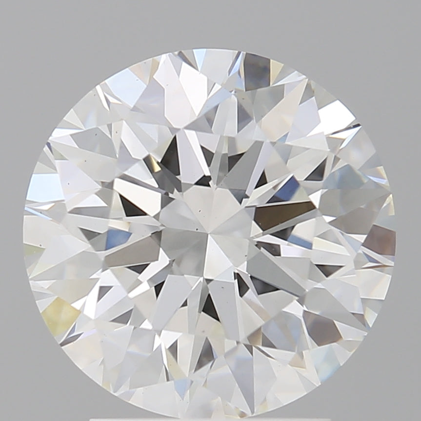 3.04 Carat Round Shaped, Ideal Cut, E Color, VS1 Clarity, IGI Certified Lab Grown Diamond