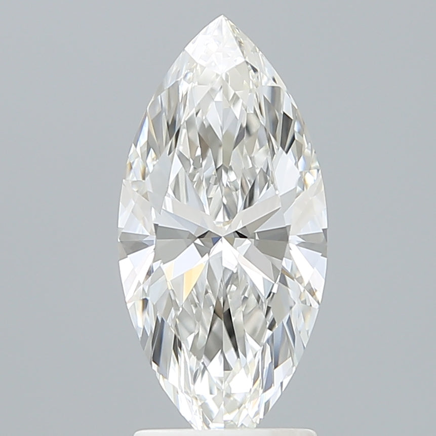 2.18 Carat Marquise Shaped, Ideal Cut, F Color, VVS1 Clarity, IGI Certified Lab Grown Diamond
